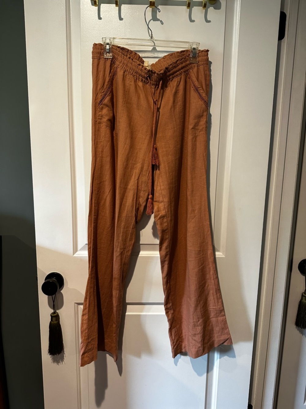 Jolt Linen-Blend Pants - 7/28